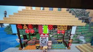 Minecraft furniture designs and ideas. Chinese Market Stalls Minecraft Minecraft Designs Minecraft Market Minecraft Cottage