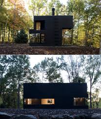 modern house in the woods with a lot of windows design studio joseph photo elliott kaufman house in the woods window design yankee barn homes