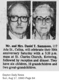 The 50th anniversary celebration of Daniel and Inez Sammons