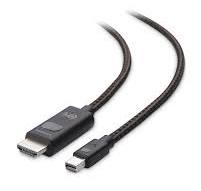 Cable Matters 8K 60Hz Mini DisplayPort 1.4 to HDMI Cable 6 ft / 1.8m  Support 4K@120Hz 32.4Gbps Mini Display Port 1.4 to HDMI 8K Cable in Black