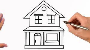 A house needs a foundation and a structure before the finishing touches are added. How To Draw A House Easy Step By Step For Beginners Easy Drawing Tutorial Youtube