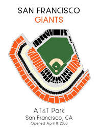 san francisco giants att park mlb stadium map ballpark map