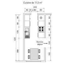 Plan De Cuisine En Parallele Et Coin Repas En Extremite Plan Cuisine Coin Repas Dimension Cuisine