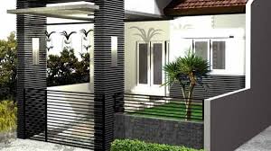 Tampilan pagar tampak selaras dengan bangunan 46. Pagar Rumah Minimalis Modern Dan Tips Memilihnya