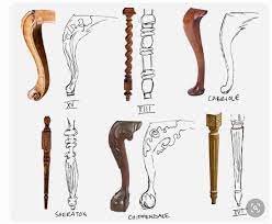 Identification antique furniture leg styles