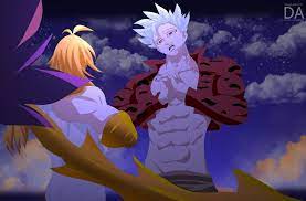 Ban Vs Meliodas Nanatsu No Taizai 301 By Diegodamorin On Deviantart Seven Deadly Sins Anime Anime Blue Exorcist Anime