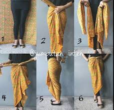 Cara Membuat Pola Rok Lilit Yang Keren Dan Tutorial Memakai Kain Batik Hanya Dengan Dililit Saja Tak Perl Gaya Model Pakaian Model Pakaian Model Pakaian Wanita