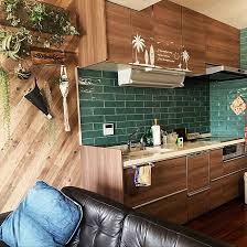 観葉植物のある暮らし マンション暮らし totoミッテ キッチンタイル toto などのインテリア実例 2019 09 07 11 19 10 roomclip ルームクリップ ミッテ キッチンデザイン インテリア