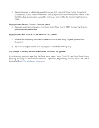 Recommended Conditions of Approval and Final Agency Approval Memos