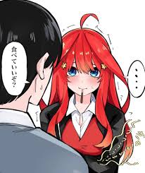 mame1645, go-toubun no hanayome, nakano itsuki, ..., 1boy - Anime R34