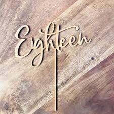 This post may also contain affiliate links. Download Svg File Cutting File Eighteen Cake Topper 18th Birthday Cake