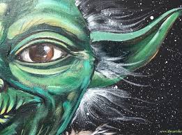 Yoda May The Fourth Paint Along On Youtube With The Art Sherpa Easy Star Wars Painting For Beginn Star Wars Art Painting Star Wars Art Drawings Star Wars Art