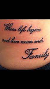 Family life is important, and you can reflect just how you know this fact by inking a. Pin By Ashley Valdivia On Ink Family Quotes Tattoos Tattoo Quotes Quote Tattoos Girls