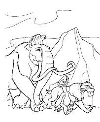 Here you can find free coloring pictures of characters from the movie like manfred manny, a woolly mammoth, diego the smilodon, sid the megalonyx, scrat the cronopio, soto the smilodon, zeke thesmilodon and more. Coloring Pages C Ice Age
