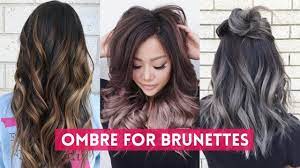There are many ways to do this at home. Ombre Hair Color For Brunettes Tutorials Best Hair Transformations Youtube