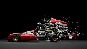 Engine parts (exploded view) click here. Hd Wallpaper Car Ferrari Engines Brake Wheels Pipes Exploded View Diagram Wallpaper Flare