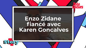 'k' como la llama el hijo mayor de los zidane, ya es una. Enzo Zidane Fiance Le Fils Aine De Zinedine Zidane Pose Avec Sa Cherie Karen Goncalves