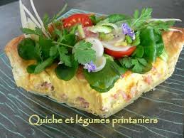 Recette De Quiche Et Legumes Printaniers Recette Alimentation Recette Quiche Cuisine De Rue