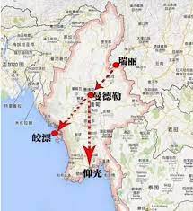 pin by 文淵蔡on burmar 緬甸 map map screenshot art