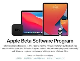 Como Podemos Instalar La Version Ios 14 Ipados 14 Tvos O Macos Big Sur Beta Publica En 2020 Apple Tv Big Sur Ios