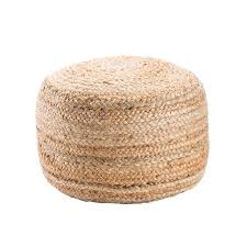 Amazon Com Natural Jute Ottoman Beige Braided Rows Round Pouf Beads Fill Modern Braid Weave Circle Footstool For Sitting Area Cottage Cabin Living Room Durable Footrest Stool 12 Tall Circular Shape Home Natural jute rug grey runner reversible handmade rustic look braided style rugs. natural jute ottoman beige braided rows round pouf beads fill modern braid weave circle footstool for sitting area cottage cabin living room durable