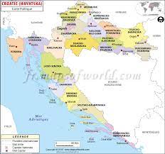 Installé dans la ville haute de. Croatie Carte Carte De La Croatie