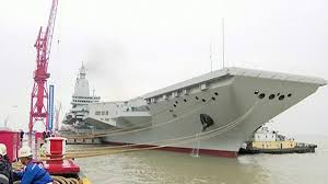 The Fujian, China's new cutting-edge aircraft carrier, sets sail for  initial sea trials