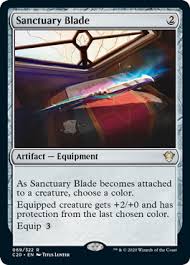 May also be used with the bonded fabric blade housing. Sanctuary Blade Ikoria Commander Gatherer Magic The Gathering