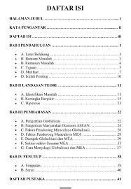 Check spelling or type a new query. 14 Contoh Daftar Isi Makalah Globalisasi