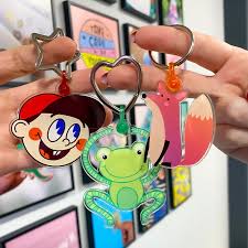 Clear Acrylic Keychains | Zap! Creatives | Promotional Keyrings