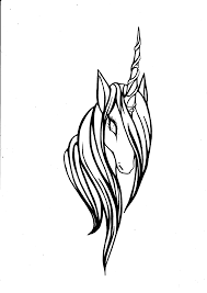 Unicorn Head Unicorn Tattoo Designs Unicorn Tattoos Unicorn Drawing