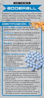 It is usually first diagnosed in childhood and often lasts into adulthood. Spanish Just The Facts Rack Card Adderall Primo Prevention