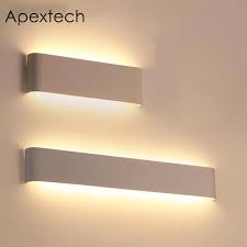 Apextech Led Tv Wall Lamp Stairway Lighting Fixtures Aluminum Linear Wall Light Bar Bedroom Night Lights Golden Silver Black Led Indoor Wall Lamps Aliexpre In 2020 Wall Lights Stairway Lighting Fixtures