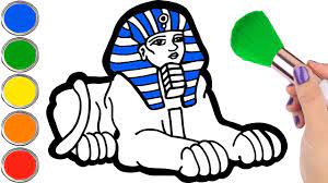 Being only five petals that need to be made around a circle it will be a fast and fun experience. Draw With Me Sphinx For Kids New Drawing And Coloring For Kids Youtube