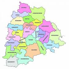 Telangana Map Yahoo Image Search Results Telangana Map Districts