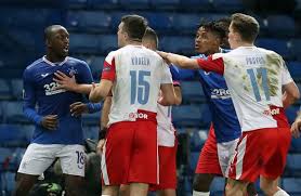 Slavia prague stopper kolar was caught flush in the face at speed by the outstretched boot of many brutal tackles resulted in injuries to our players. Slavia Prague Keeper Slams Rangers Striker Kemar Roofe As He Breaks Silence On Horror Tackle Glasgow Live