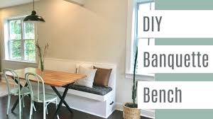 *also, you can save wood by building your bench to the wall and getting rid of the back supports. Diy Banquette Bench Bench Seating With Storage Youtube