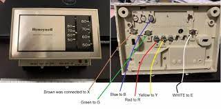 If the thermostat is installed with an optional outdoor sensor, you can select a compressor lockout temperature (function 0350) and/or an auxiliary. X Terminal On Honeywell What Is That