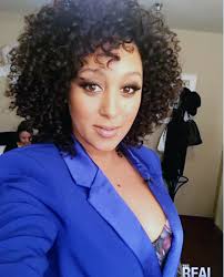 Image Result For Tamera Mowry Natural Hair On The Real Natural Hair Styles Curly Hair Styles Beautiful Curly Hair