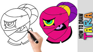 How To Draw Tara From Brawl Stars Cute Easy Drawings Tutorial For Begin Cute Easy Drawings Easy Drawings Drawing Tutorial