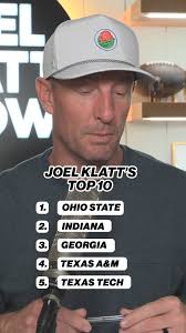 We've got a new Top 10 👀 Joel Klatt breaks down his rankings