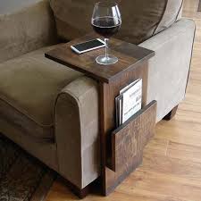 The easiest and less costly way to revive the aesthetic look of your small living room is the smart placement of the furniture, especially sofa and the. The Handmade Sofa End Table With Side Storage Slot Gadgetsin Sofa Handmade Furniture Home Decor