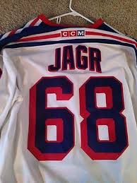 He's in better shape than probably 80% of the league; Pin On Jaromir Jagr Rangers Jersey