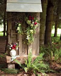 Same day flower delivery houston by breen's florist:. Up Cycled Wooden Door Made Into An Alter Oregon Bride Fall Winter 2012 Flower Boxes Flowers Wooden Doors