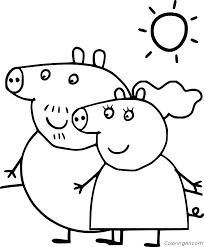 Maybe you would like to learn more about one of these? Grandpa Pig And Granny Pig Coloring Page Coloringall