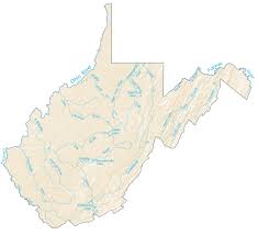 West Virginia Gis Map West Virginia Lakes And Rivers Map - Gis Geography