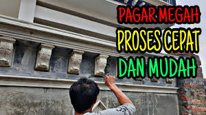 Demikian penjelasan singkat mengenai berbagai macam ukuran besi beton yang. Pasang Corbel Ornamen Pagar Rumah Klasik Youtube
