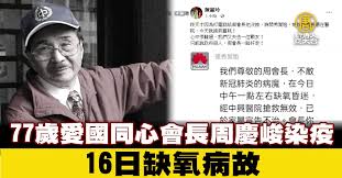 ），本名周慶鑽，是台灣 親中的社会活动人士。 現為中華愛國同心會會長和中国民主进步党主席，同時也是在中國大陸投資農漁產事業的台商之一，與中华人民共和国統戰部要員交流密切。 2018年，改組愛國同心會為中華愛國同心黨；出任首任黨主席。 生平. F7zcyegqd1idlm