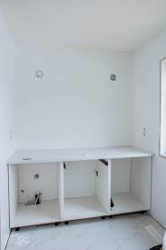 Hacking Ikea Kitchen Cabinets For A Bathroom Vanity 2019 Spring Orc Week 2 The Diy Mommy Kitchen Cabinets In Bathroom Ikea Kitchen Cabinets Ikea Cabinets
