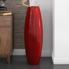Bloomsbury Market Baldock Bamboo Cylinder Floor Vase Reviews Wayfair Floor Vase Tall Floor Vases Floor Vase Decor